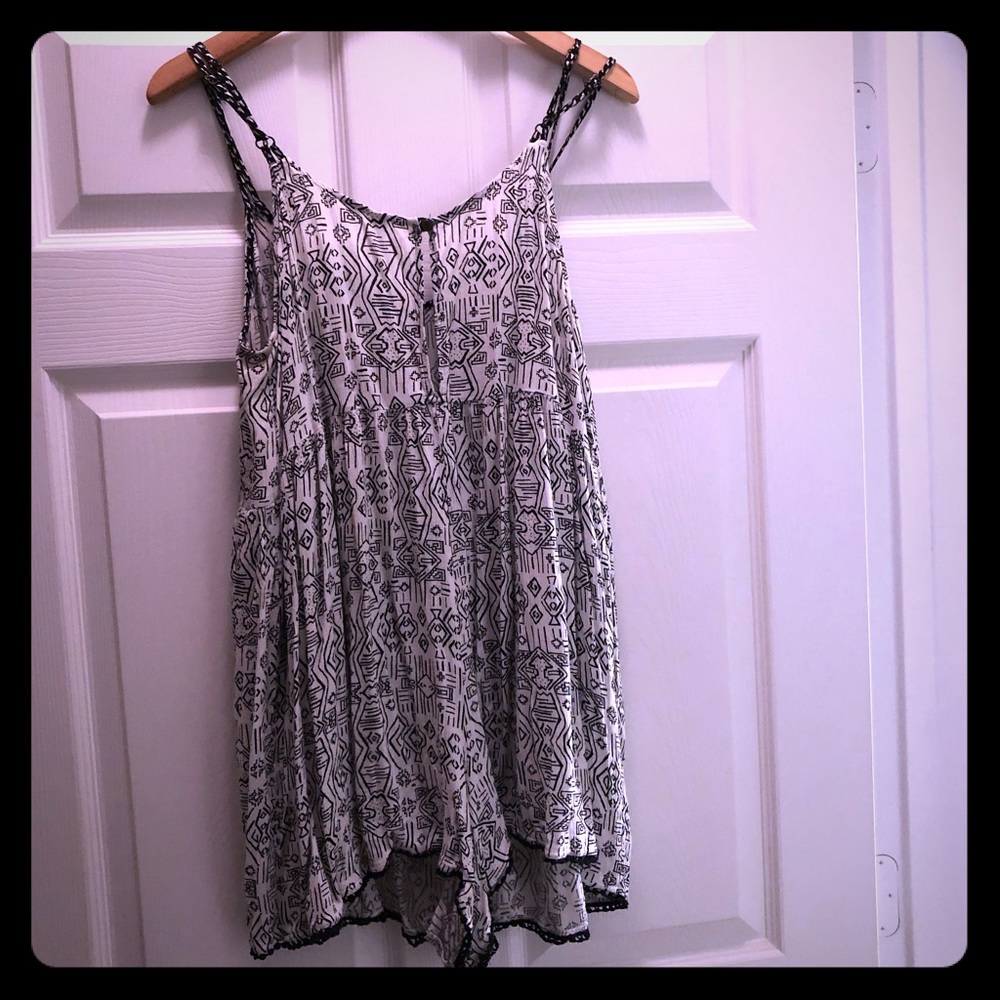 Printed romper